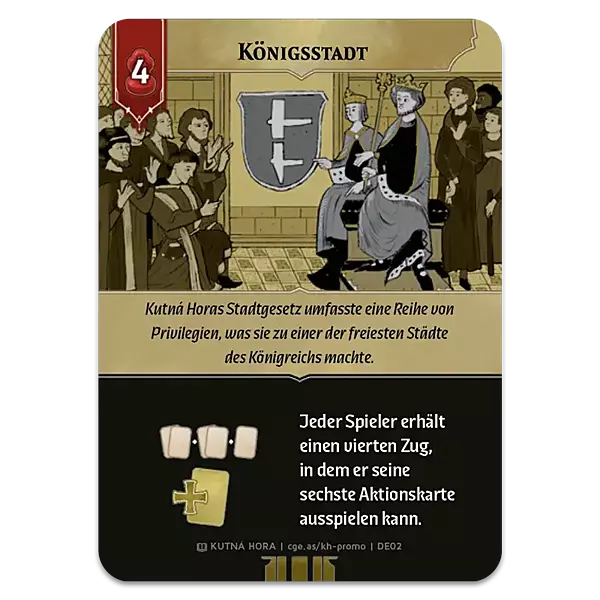 KUTNÁ HORA: Königsstadt-Karte PROMO