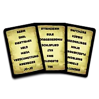 Trapwords DEUTSCH - mit minimalen Transportspuren