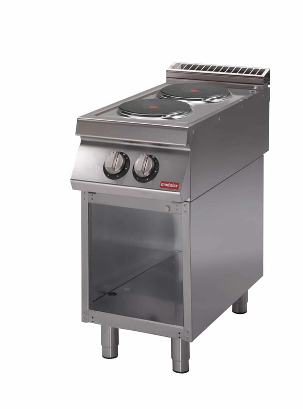 Cocina eléctrica de placa redonda y mueble abierto S.700 SV 74 PCE