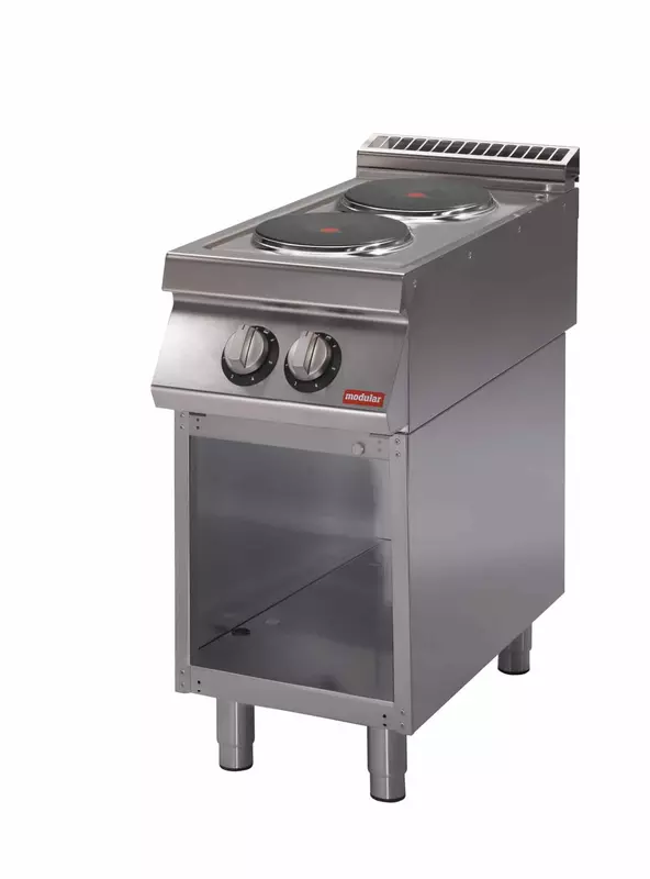 Cocina eléctrica de placa redonda y mueble abierto S.700 SV 74 PCE