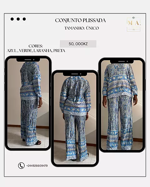 Conjunto Plissado