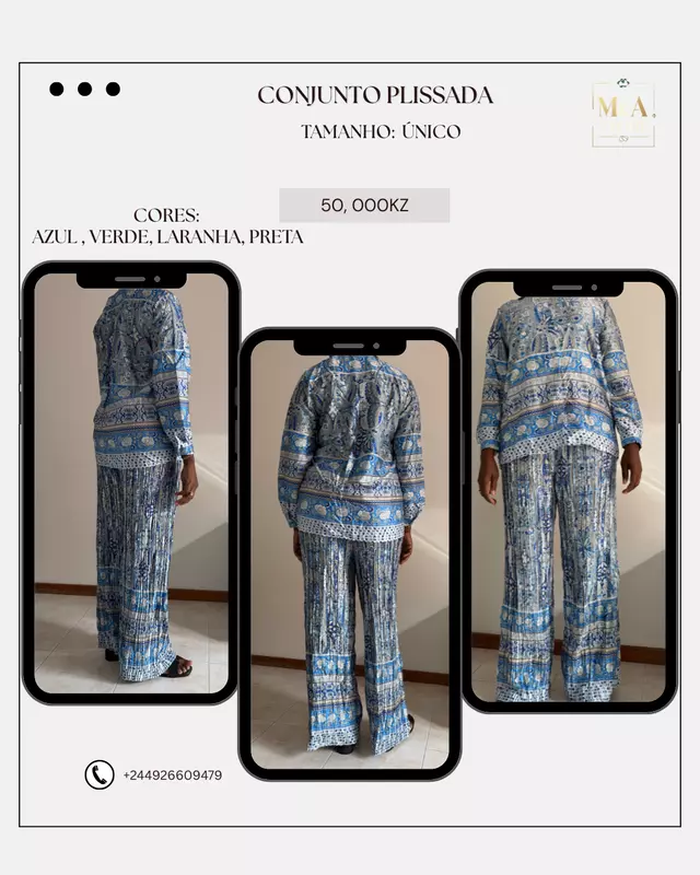 Conjunto Plissado