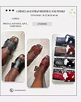 Chinelas Estilo Hermes-Saltinho