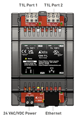Delta Controls CON-T1L Media Converter Delta Controls CON-T1L Media Converter