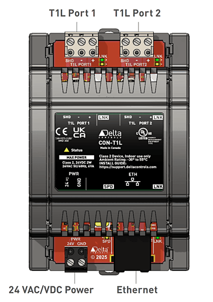 Delta Controls CON-T1L Media Converter Delta Controls CON-T1L Media Converter