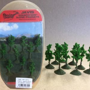 Javis - CST2 - COUNTRYSIDE TREES - 9 x 50mm N GAUGE