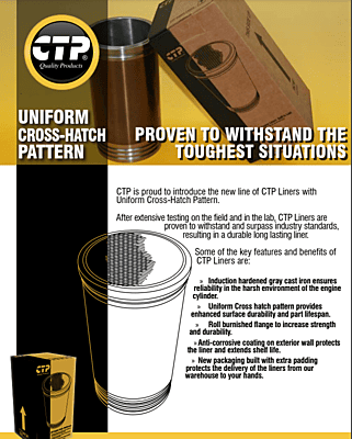 CTP - LINER 3400 3406 3408 3412 C15 - CAMISA