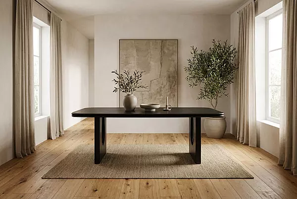 Nord Dining Table 220 Caviar