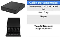 Cajón portamonedas