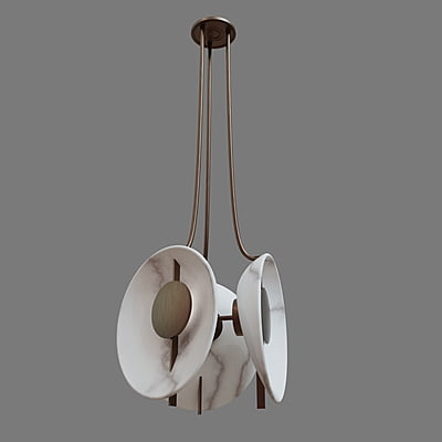 Calatia Pendant in Alabaster