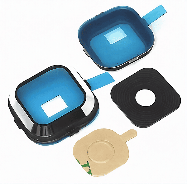 For Samsung Galaxy A7 , A700 - Replacement Camera Lens, Housing And Adhesive - Blue