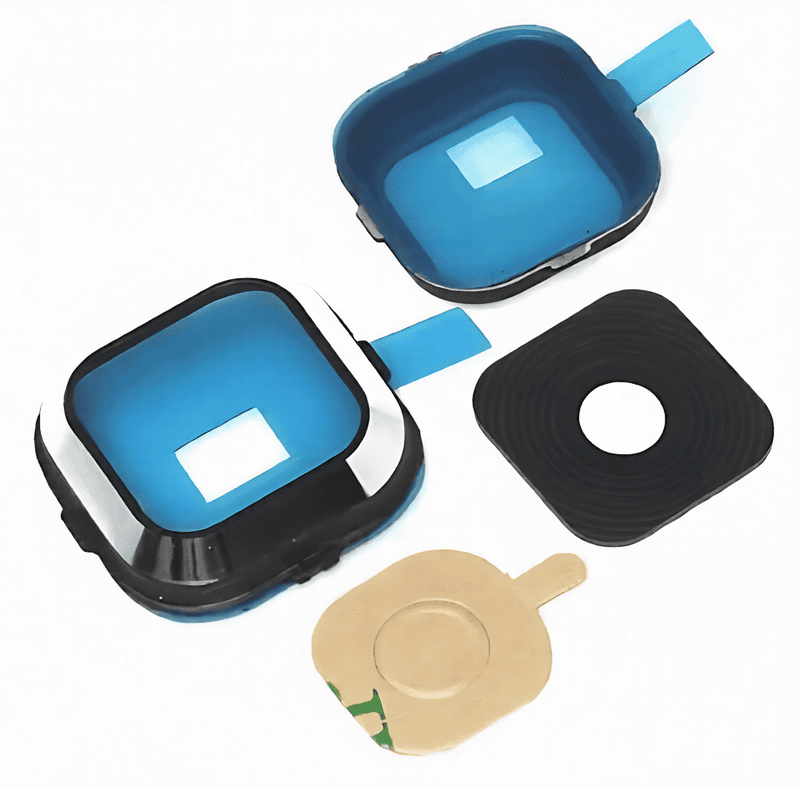 For Samsung Galaxy A7 , A700 - Replacement Camera Lens, Housing And Adhesive - Blue