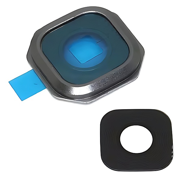 For Samsung Galaxy A7 2016 A710 - Replacement Camera Lens And Bracket With Adhesive - Black