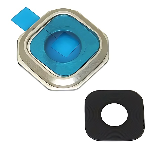 For Samsung Galaxy A7 2016 A710 - Replacement Camera Lens And Bracket With Adhesive - Gold