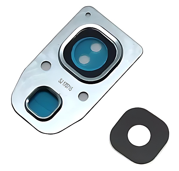 For Samsung Galaxy A320 , A3 2017 - Replacement Camera Lens Bezel , Bracket - Blue