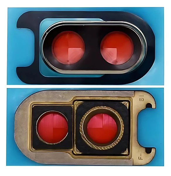Genuine OnePlus 6 - Replacement Camera Lens Bracket & Adhesive - Red - Authorised