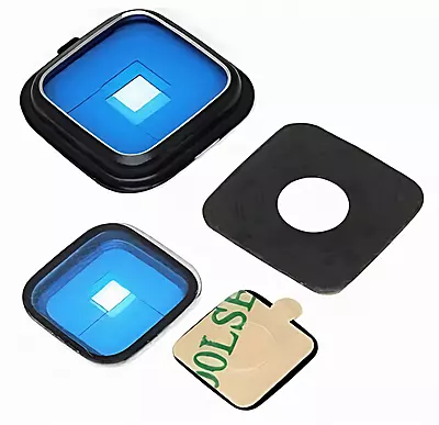 For Samsung Galaxy Note 4 - Replacement Camera Lens Glass Panel And Bracket - Black