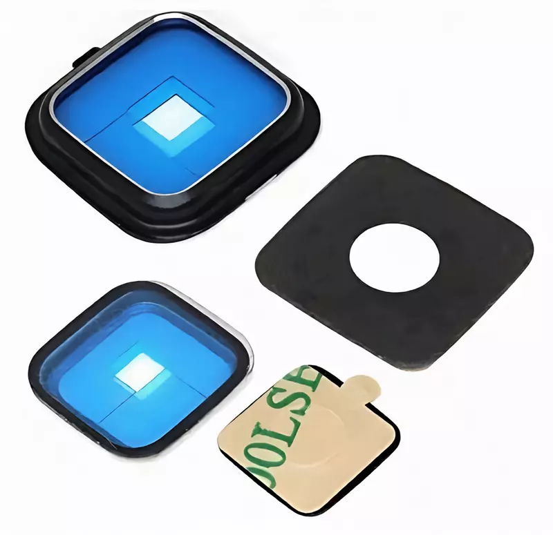 For Samsung Galaxy Note 4 - Replacement Camera Lens Glass Panel And Bracket - Black