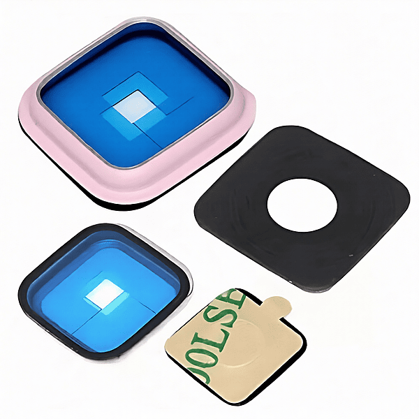 For Samsung Galaxy Note 4 - Replacement Camera Lens Glass Panel And Bracket - Pink