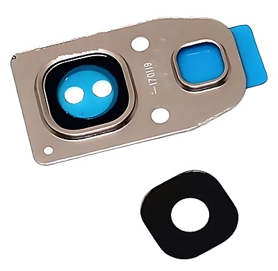 For Samsung Galaxy A320 , A3 2017 - Replacement Camera Lens Bezel , Bracket - Pink