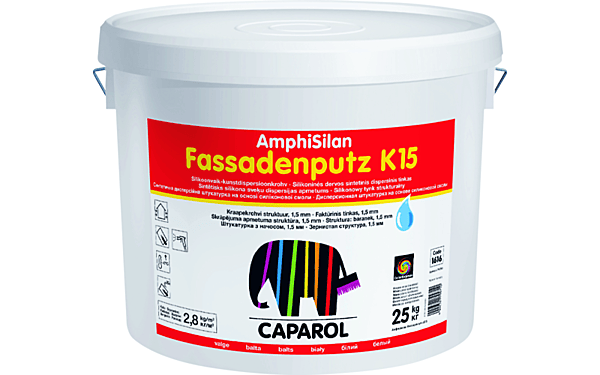 Caparol CT Amphisilan 25 Render Topcoat K15 WHITE/B1 25KG
