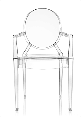 KARTELL - Louis Ghost Armchair - Cristal KARTELL - Louis Ghost Armchair - Cristal