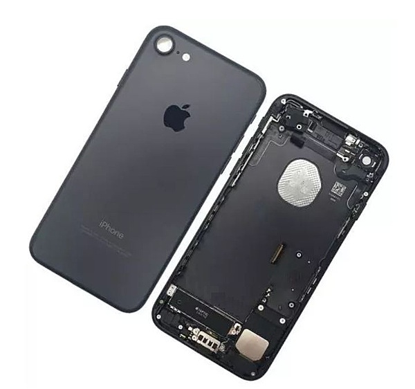 Genuine Apple iPhone 7 - Replacement Rear Housing Assembly With Components - Black - Grade C - Original