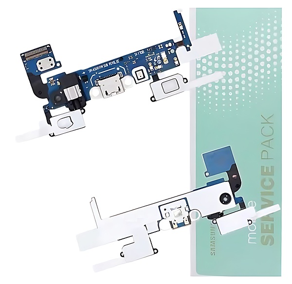 Fpr Samsung A5 , A500 - Replacement Charging Port Board With Audio Port - Service Pack - GH96 - 07778A