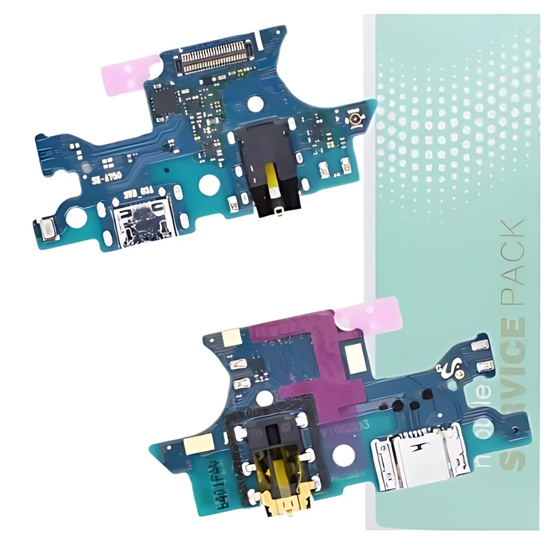 For Samsung A7 2018 , A750 - Replacement Charging Port Board With Audio Port - Service Pack - GH96 - 12081A