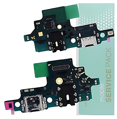 For Samsung A9 2018 , A920 - Replacement Charging Port Board With Audio Port - Service Pack - GH96 - 12217A