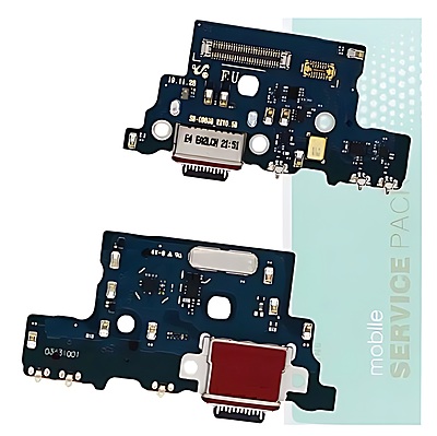 Genuine Samsung S20 Ultra Charging Port Board With Microphone Replacement - Service Pack - GH96 - 13300A