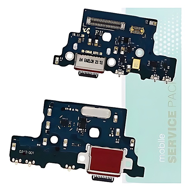 Genuine Samsung S20 Ultra Charging Port Board With Microphone Replacement - Service Pack - GH96 - 13300A