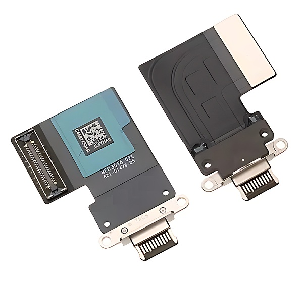 For iPad Pro 11 2018 , 2020 - 12.9 3rd Gen 2018 , 2020 - Replacement Charging Port Flex Cable - Black