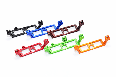 GPM Aluminium F&R Diff Lock Servo Mount (11pc Set)