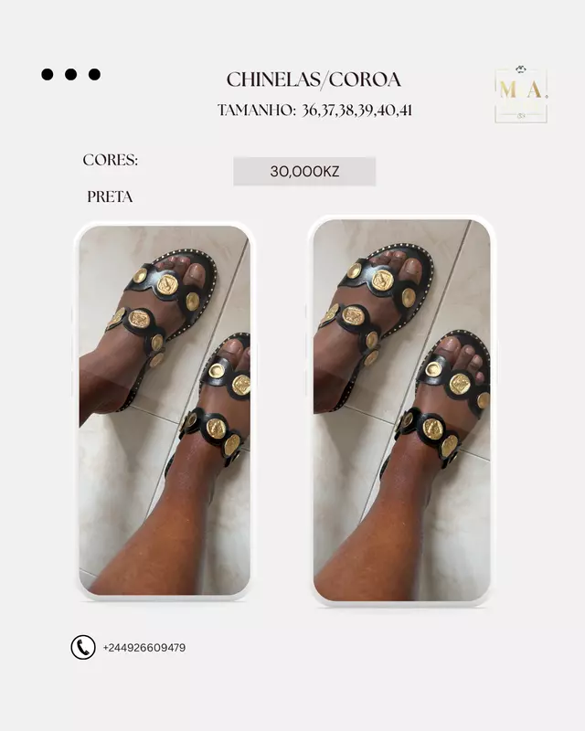 Chinelas-Coroa
