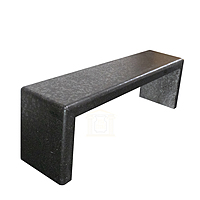 Classic Black Basalt Garden Bench Classic Black Basalt Garden Bench