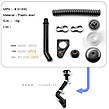 Classic Snorkel with Sand Cup #C For TRX-4 Defender