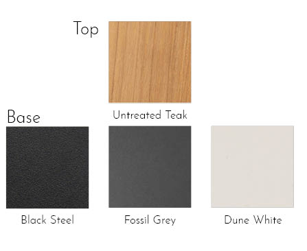 Max Dining Table 90cm Teak Top Max Dining Table 90cm Teak Top