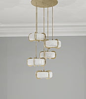 Contemporary Deco Chandelier
