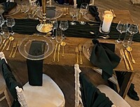 Cylinder Vases with Candles