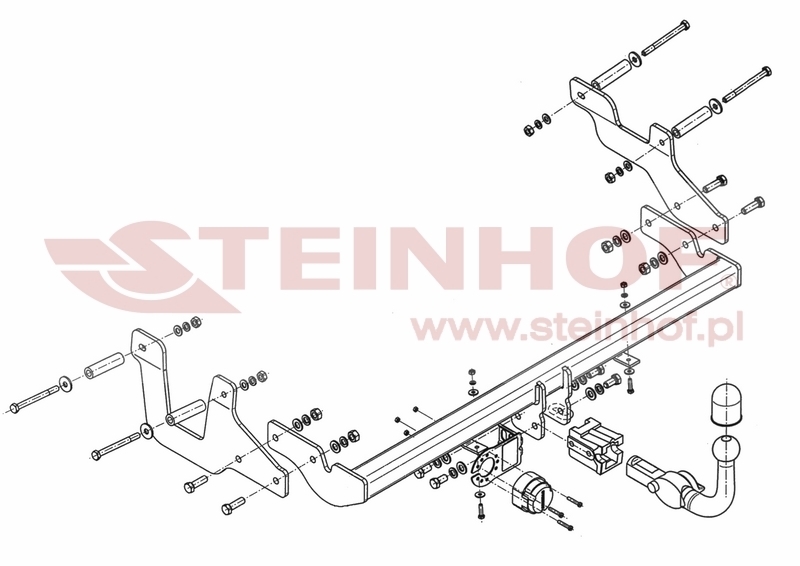 Renault Express (incl. PDC)
(sensors detect the ball)
incl. AdBlue Tow Bar (2021-®) D-009