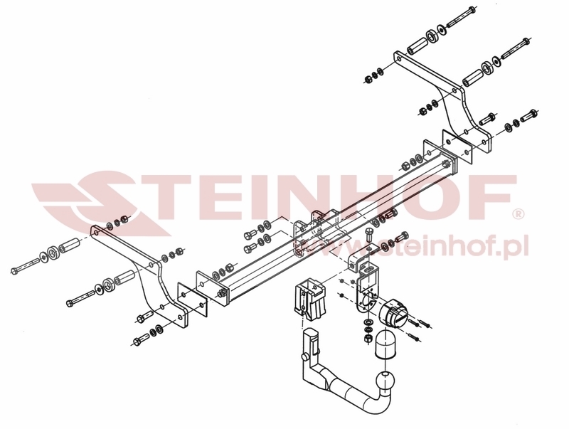 Dacia Duster II 2WD / 4WD
(excl. version with AdBlue) Tow Bar (2018-2021) D-015
