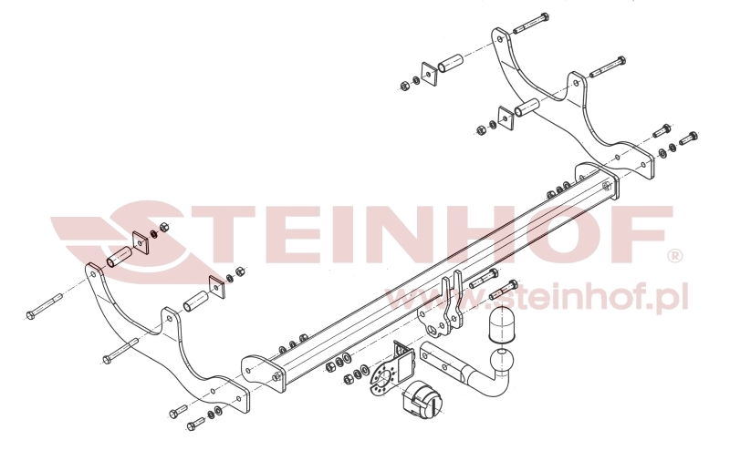 Dacia Sandero I Stepway Tow Bar (2008-2012) D-080