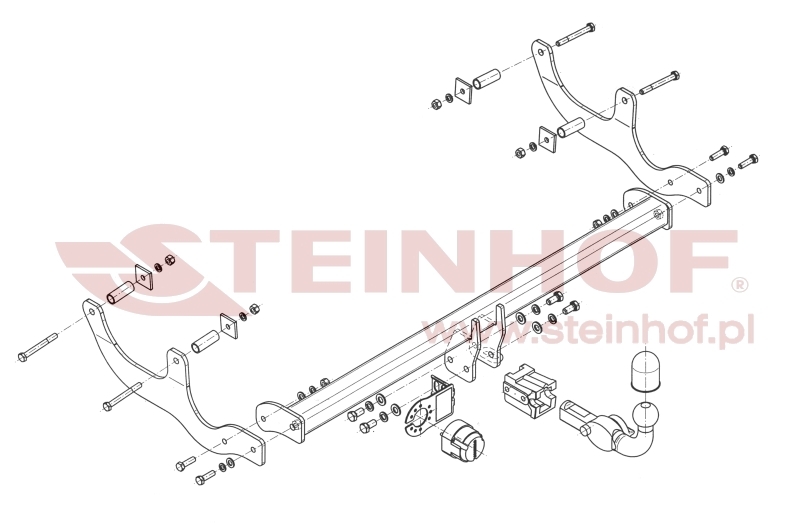 Dacia Sandero I 5D Tow Bar (2008-2012) D-081