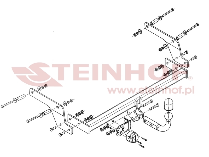 Dacia Sandero II (incl. LPG) Tow Bar (2013-2020) D-082
