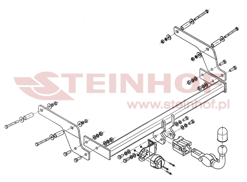 Dacia Sandero II (incl. LPG) Tow Bar (2013-2020) D-083