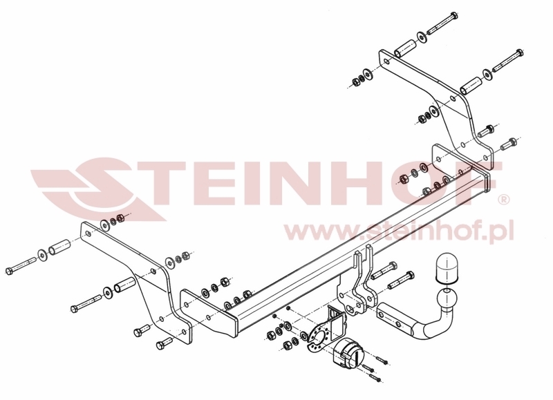 Dacia Sandero II Stepway Tow Bar (2013-2020) D-084