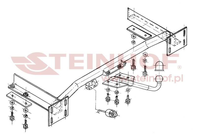 Chrysler Voyager / Grand Voyager Tow Bar (1995-2001) D-300