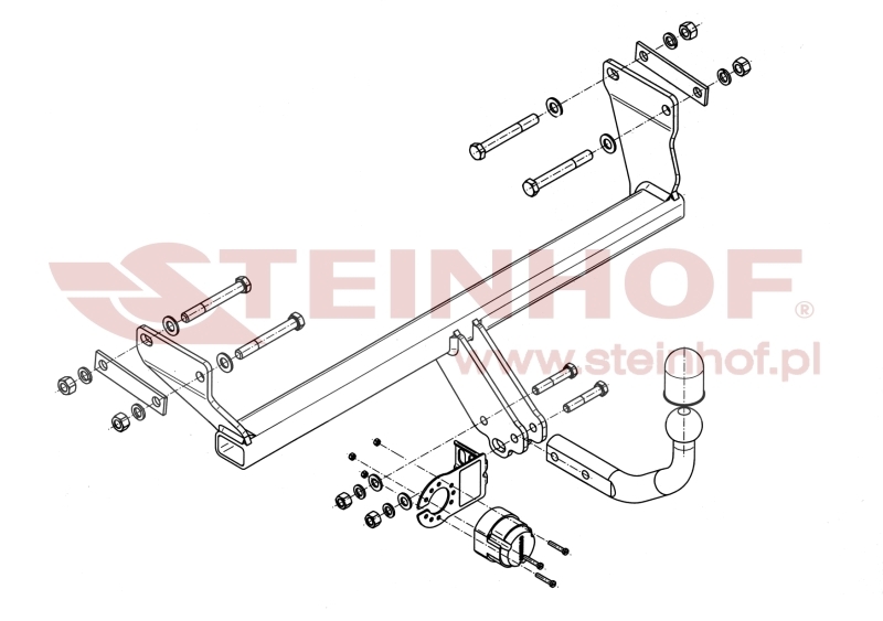 Dodge Caliber Tow Bar (2006-2012) D-304