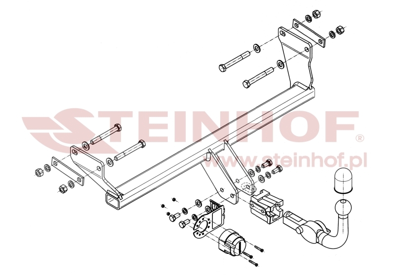 Dodge Caliber Tow Bar (2006-2012) D-305